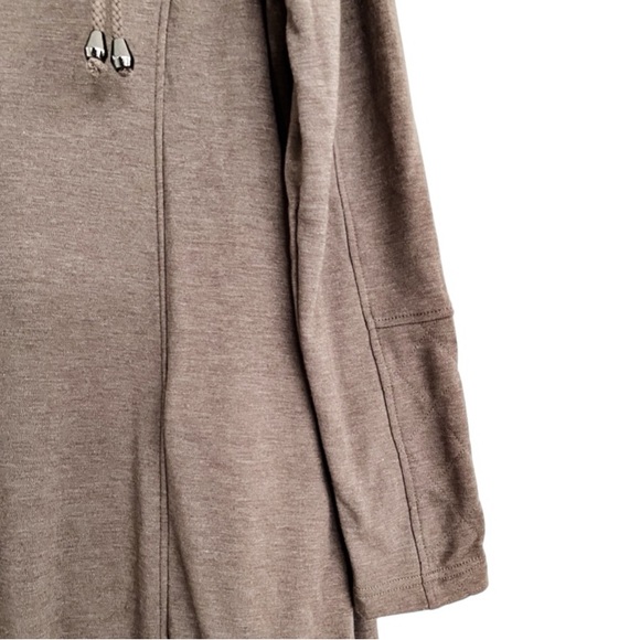 Soft Surroundings Taupe Cowl Neck Dress Size Small - Picture 6 of 8